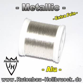 Metallic Bindegarn - Fein - Farbe: Alu - Allerbeste Qualität !!!